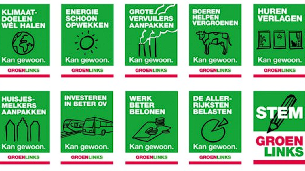 groenlinks posters verkiezingen provinciale staten