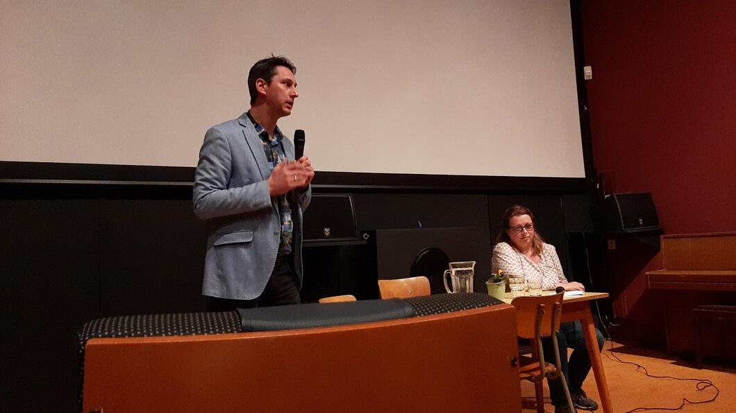 Tim Geluk in filmzaal