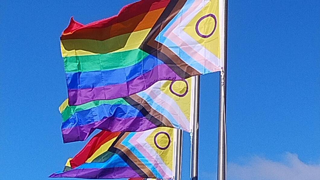 Pride-vlaggen voor verdraagzaamheid