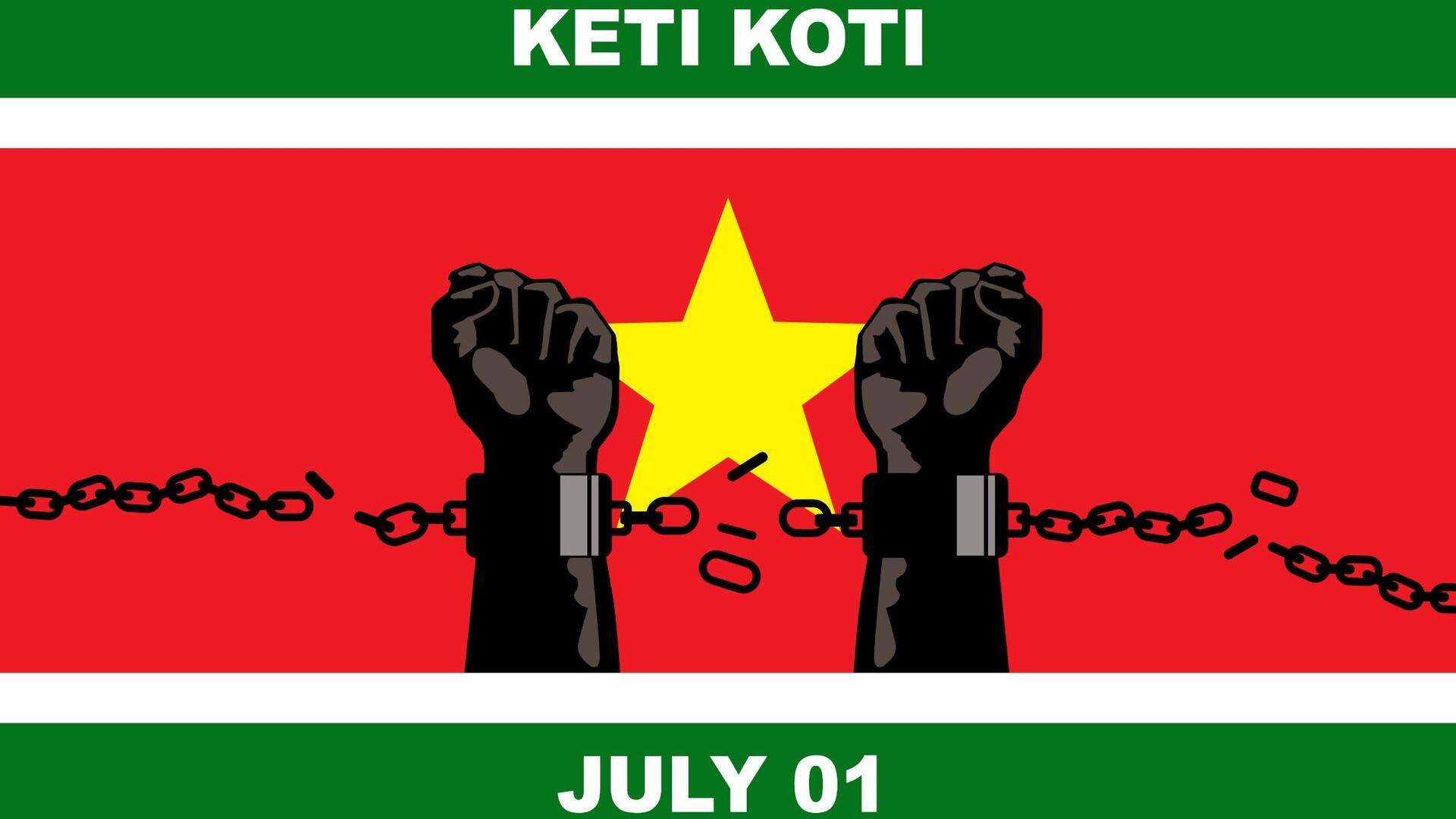 Banner voor Keti Koti 