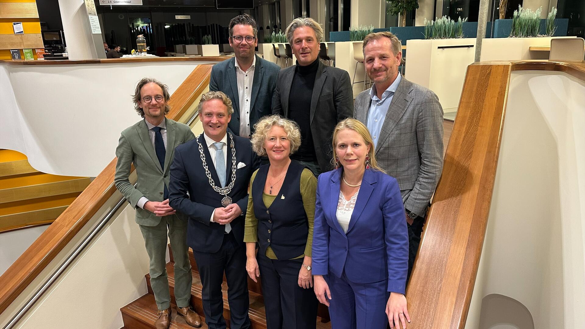 Foto van het college van burgemeester en wethouders van Gouda